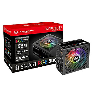 Smart 500W RGB (80+ 230V EU, 2xPEG, 120mm, Single Rail)