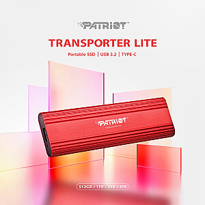 Patriot Memory Transporter Lite 2 ТБ USB Type-C 3.2 Gen 2 (3.1 Gen 2) Красный