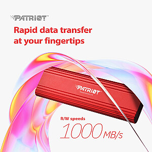 Patriot Memory Transporter Lite 2 ТБ USB Type-C 3.2 Gen 2 (3.1 Gen 2) Красный