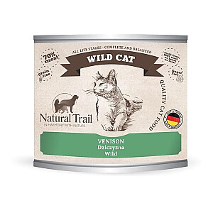 NATURAL TRAIL Wild Cat Venison - влажный корм для кошек - 200г