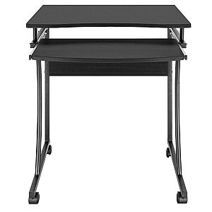 Mobilais datoru galds Techly 600x480mm melns