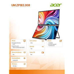 Mobilais divu monitoru 16 collas PD163Qbmiuux