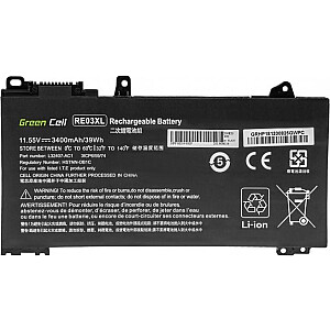 Аккумулятор Green Cell Green Cell RE03XL для HP ProBook 430 G6 G7 440 G6 G7 445 G6 G7 450 G6 G7 455 G6 G7 445R G6 455R G6