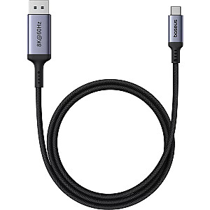 Baseus USB-C uz DisplayPort adapteris 1.5m (melns)