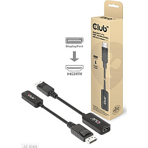 Club 3D Club3D DisplayPort 1.4 на HDMI 4K120Hz HDR активный адаптер M/F