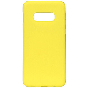 Evelatus Samsung Galaxy S10e Nano Silicone Case Soft Touch TPU Yellow