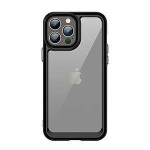 iLike Apple iPhone 12 Pro Space Case жесткий чехол с гелевой рамкой Прозрачный Черный