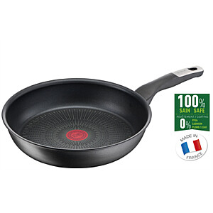 TEFAL Сковорода G2550572 Unlimited Frying, Диаметр 26 см, Подходит для индукционной плиты, Черный - Нуар