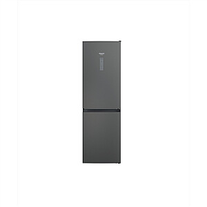 Холодильник Hotpoint HAFC8 TO32SK, класс энергоэффективности E, отдельно стоящий, комбинированный, высота 191,2 см, система No Frost, полезный объем холодильника 231 л, полезный объем морозильной камеры 104 л, 40 дБ, нержавеющая сталь