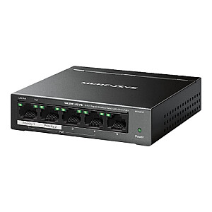 Mercusys 5-Port Gigabit Desktop Switch with  4-Port PoE+ | Mercusys