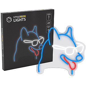 Manta SNL69MT Style Neon Lights Dog With Glasses