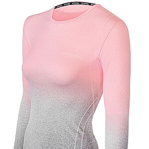 Sieviešu termoveļas komplekts Spokey Flora (L/XL) pink/grey