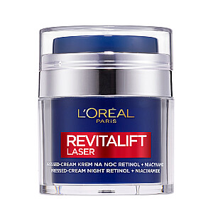 L'OREAL Revitalift Laser Presētais krēms pret grumbām uz nakti 50ml