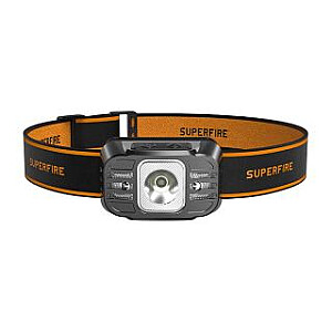 Supcase Headlamp Superfire HL75-S, 350lm, USB