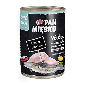 Mr. Meat vistas ar mencu - mitrā kaķu barība - 400g