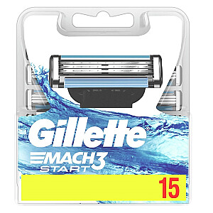 GILLETTE Mach 3 ручка для бритвы 1 шт + картриджи 12 шт