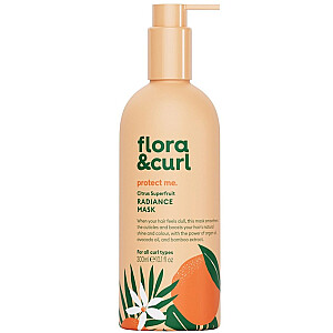 FLORA&CURL Citrus Superfruit Radiance Mask matu maska 300ml