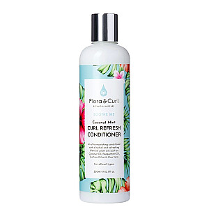 FLORA&CURL Coconut Mint Curl Refresh Conditioner matējošā kondicionieris 300ml