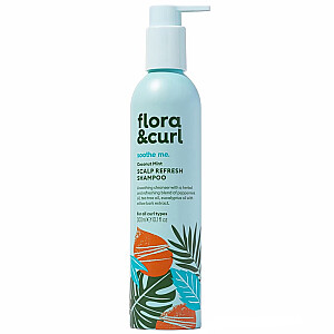 FLORA&CURL Coconut Mint Scalp Refresh Shampoo šampūns matiem 300ml