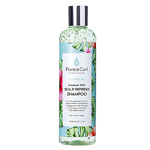 FLORA&CURL Coconut Mint Scalp Refresh Shampoo šampūns matiem 300ml