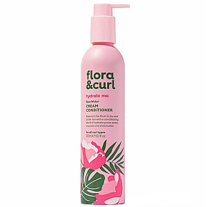 FLORA&CURL Rožu ūdens krēma kondicionieris matiem 300ml