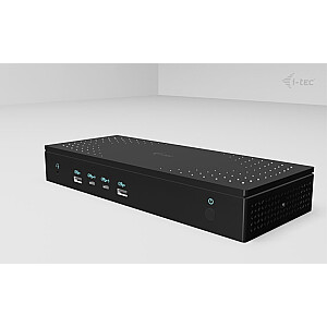 i-tec Universālais 5x 4K/60Hz Displeja dokstacija 2xDP 3xHDMI LAN 2.5Gbps Audio 2x USB-C Enerģijas piegāde 100W