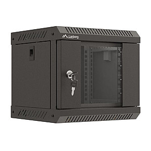 Настенный монтажный шкаф 10 дюймов 4U 300x300 черный