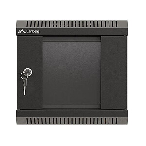 Настенный монтажный шкаф 10 дюймов 4U 300x300 черный