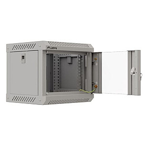 Настенный монтажный шкаф для установки 10 дюймов 4U 300x300 серый