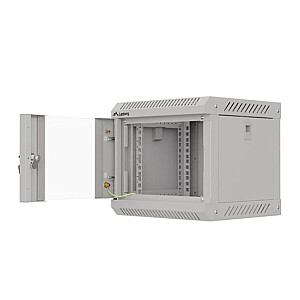 Настенный монтажный шкаф для установки 10 дюймов 4U 300x300 серый