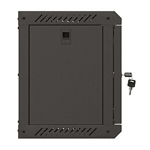 Настенный монтажный шкаф для установки 10 дюймов 6U 300x300 черный