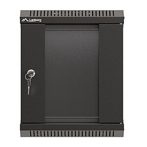 Настенный монтажный шкаф для установки 10 дюймов 6U 300x300 черный