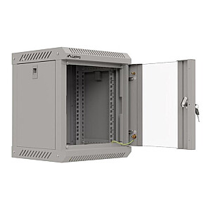 Настенный монтажный шкаф 10 дюймов 6U 300x300 серый