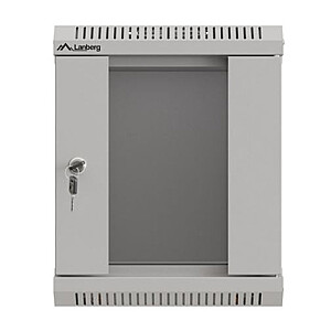 Настенный монтажный шкаф 10 дюймов 6U 300x300 серый