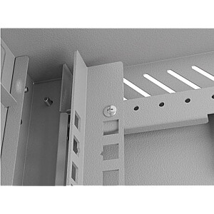Настенный монтажный шкаф 10 дюймов 6U 300x300 серый
