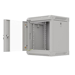 Настенный монтажный шкаф 10 дюймов 6U 300x300 серый