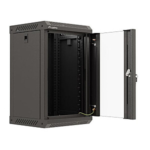 Настенный монтажный шкаф 10 дюймов 9U 300x300 черный