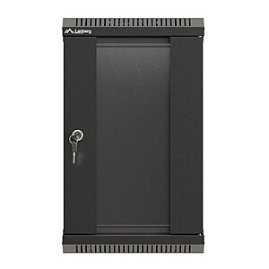 Настенный монтажный шкаф 10 дюймов 9U 300x300 черный