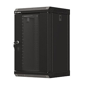 Настенный монтажный шкаф 10 дюймов 9U 300x300 черный