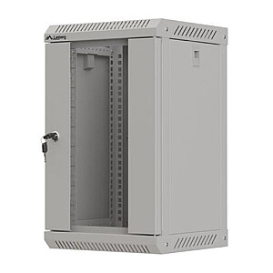 Настенный монтажный шкаф 10 дюймов 9U 300x300 серый