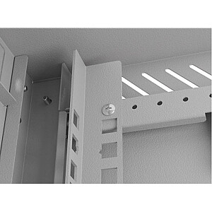 Настенный монтажный шкаф 10 дюймов 9U 300x300 серый