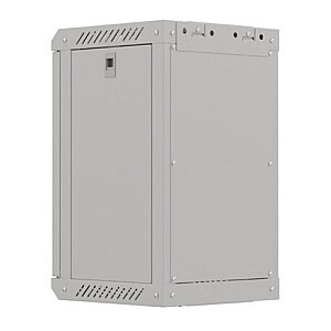 Настенный монтажный шкаф 10 дюймов 9U 300x300 серый