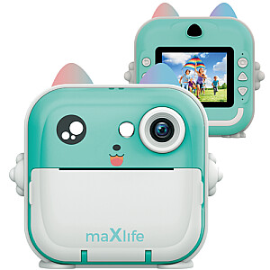 Maxlife MXPC-100 BLUE Bērnu fotokamera ar printēšanas funkciju 