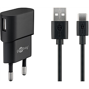 Goobay | 45298 USB-C lādētāja komplekts (5 W), kabelis 1 m