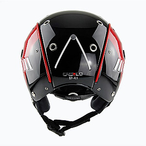 Kask CASCO SP-4 Melna-sarkana L 58-62