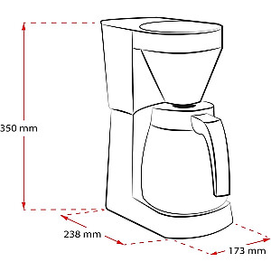 Melitta Easy II melnā espresso kafijas automāts