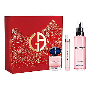 SET GIORGIO ARMANI My Way EDP uzpilde 100ml + EDP uzpildāms aerosols 30ml + EDP aerosols 10ml