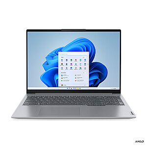 Lenovo ThinkBook 16 G6 ABP | Арктический серый | 16 " | IPS | WUXGA | 1920 x 1200 пикселей | Антибликовый | AMD Ryzen 5 | 7430U | 16 ГБ | SO-DIMM DDR4 | Объем твердотельного накопителя 512 ГБ | AMD Radeon Graphics | Windows 11 Pro | 802.11ax | Bluetooth версия 5.