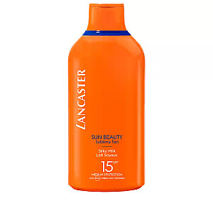 LANCASTER Sun Beauty Silky Milk Sublime Tan SPF15 zīda ķermeņa piens 400ml