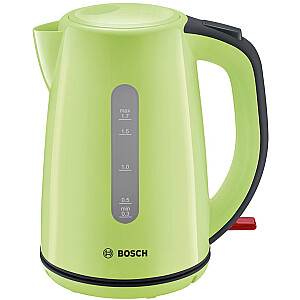 Электрический чайник Bosch TWK7506 1.7 л 2200 Вт черный, зеленый